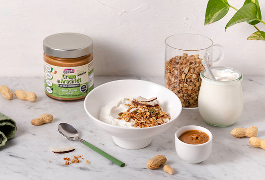 Granola alla crema di arachidi e cocco
