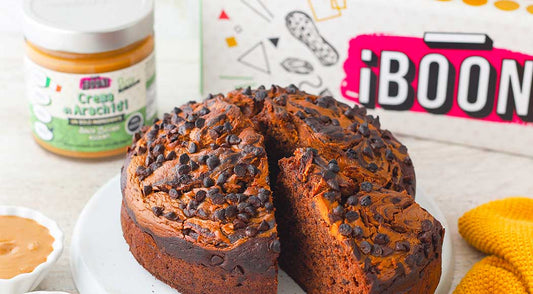 Torta alle banane, cioccolato e burro di arachidi