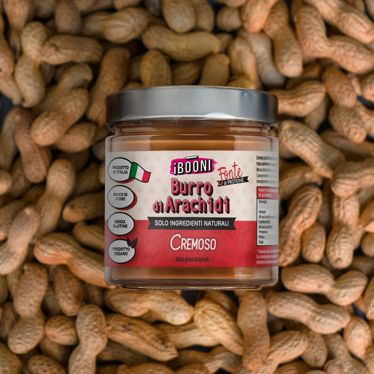 BURRO D'ARACHIDI CREMOSO 350g x 3