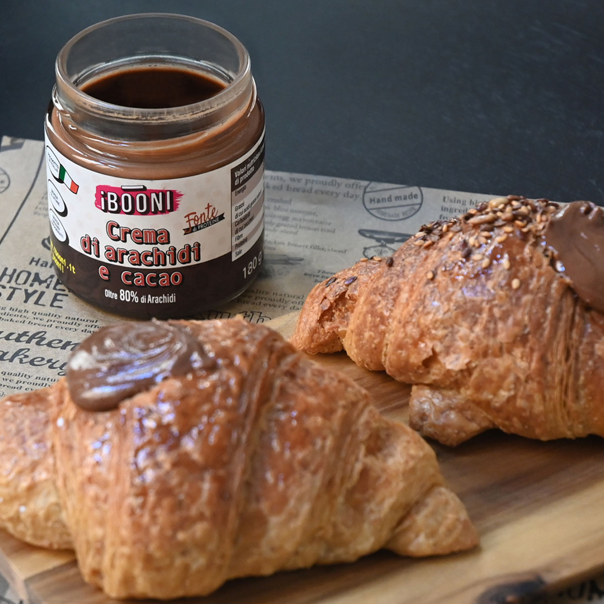 CREMA DI ARACHIDI E CACAO 180g x 3