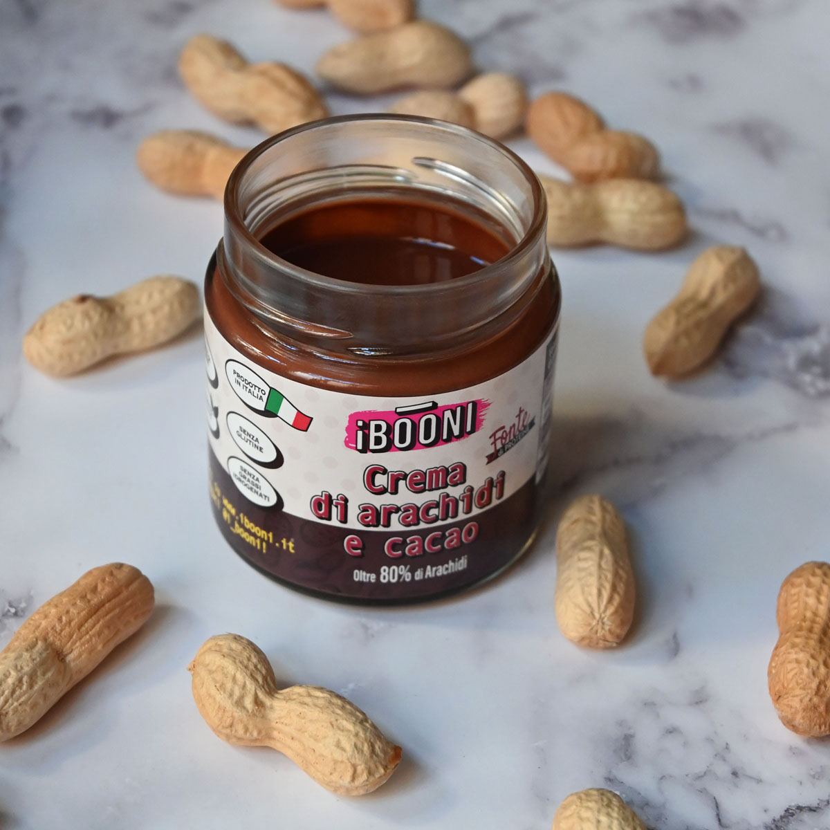 CREMA DI ARACHIDI E CACAO 180g x 3